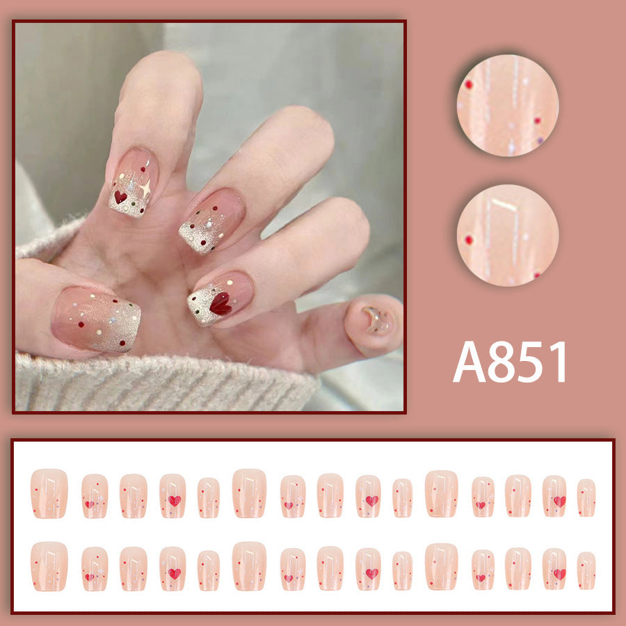 Elegant Minimalist Press-On Nail Set (24pcs) (DESIGN 7503)