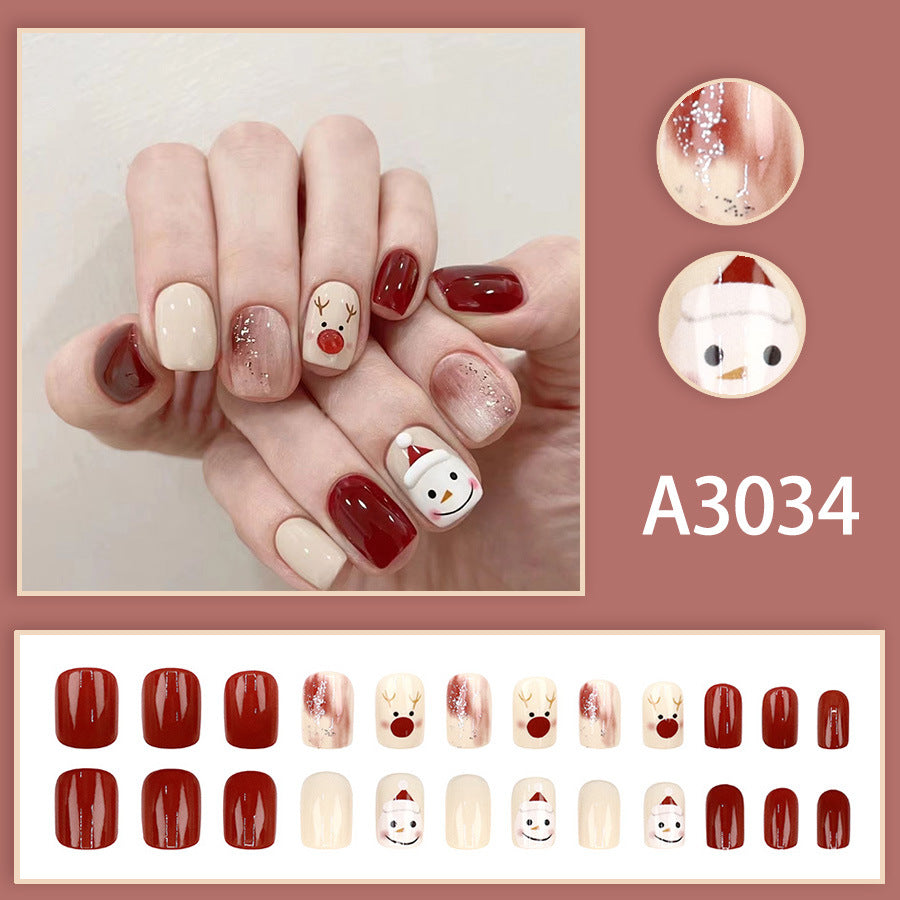 Elegant Minimalist Press-On Nail Set (24pcs) (DESIGN 7571)