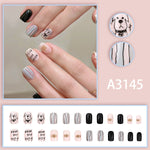 Elegant Minimalist Press-On Nail Set (24pcs) (DESIGN 7662)
