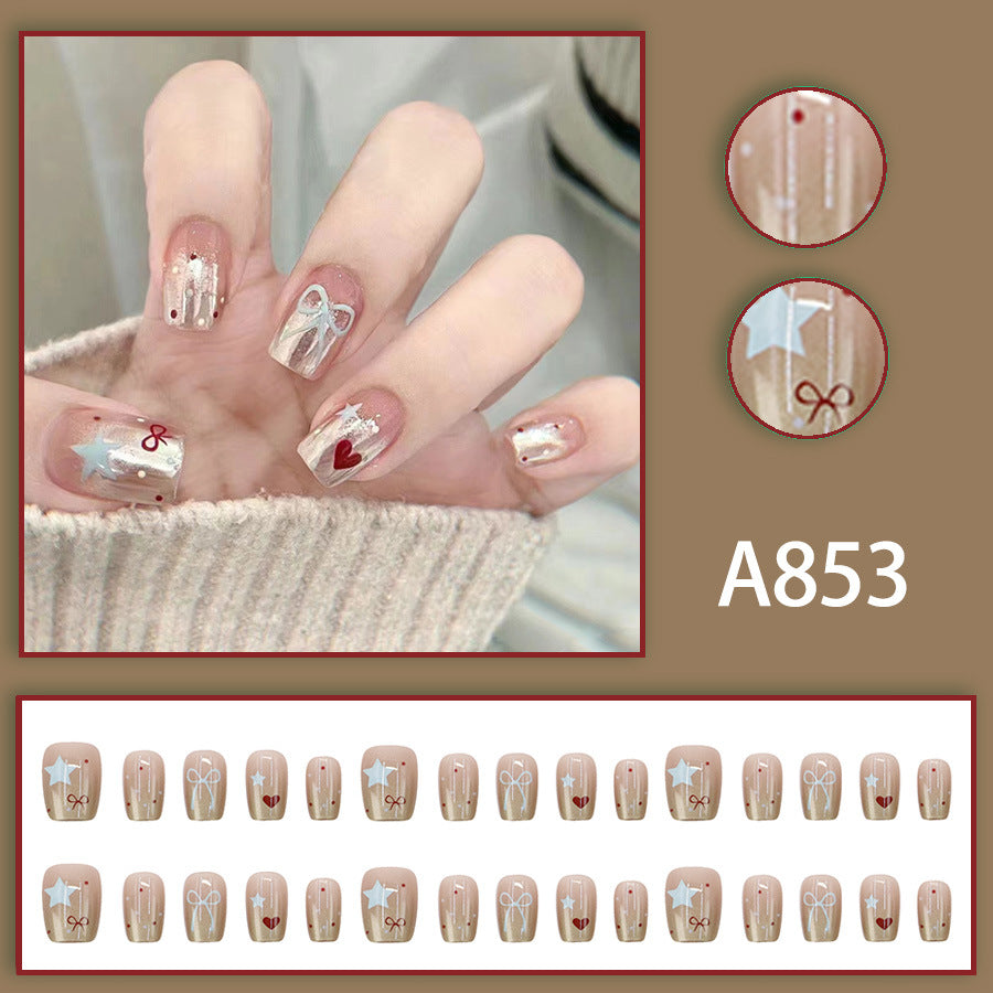 Elegant Minimalist Press-On Nail Set (24pcs) (DESIGN 7505)