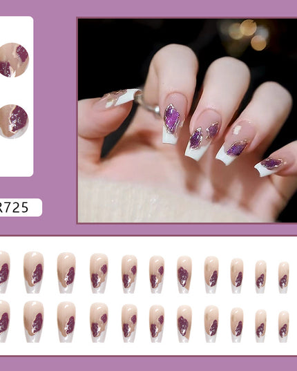 Elegant Minimalist Press-On Nail Set (24pcs) (DESIGN 7371)