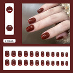 Elegant Minimalist Press-On Nail Set (24pcs) (DESIGN 7470)