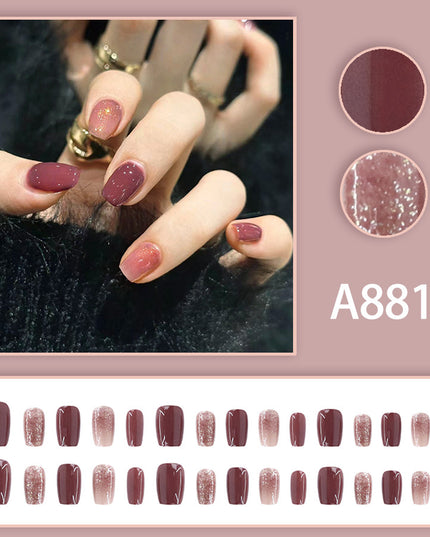 Elegant Minimalist Press-On Nail Set (24pcs) (DESIGN 7529)