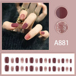 Elegant Minimalist Press-On Nail Set (24pcs) (DESIGN 7529)