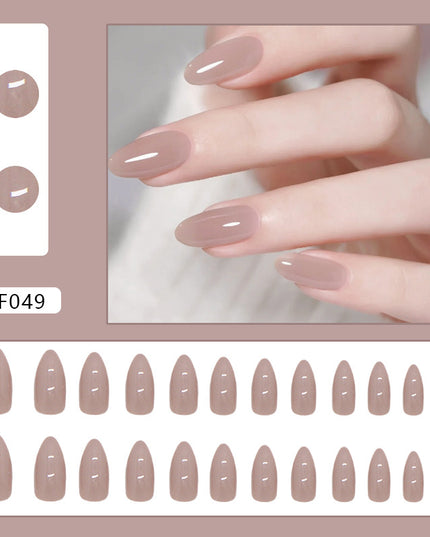 Elegant Minimalist Press-On Nail Set (24pcs) (DESIGN 7427)
