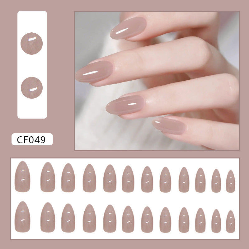 Elegant Minimalist Press-On Nail Set (24pcs) (DESIGN 7427)