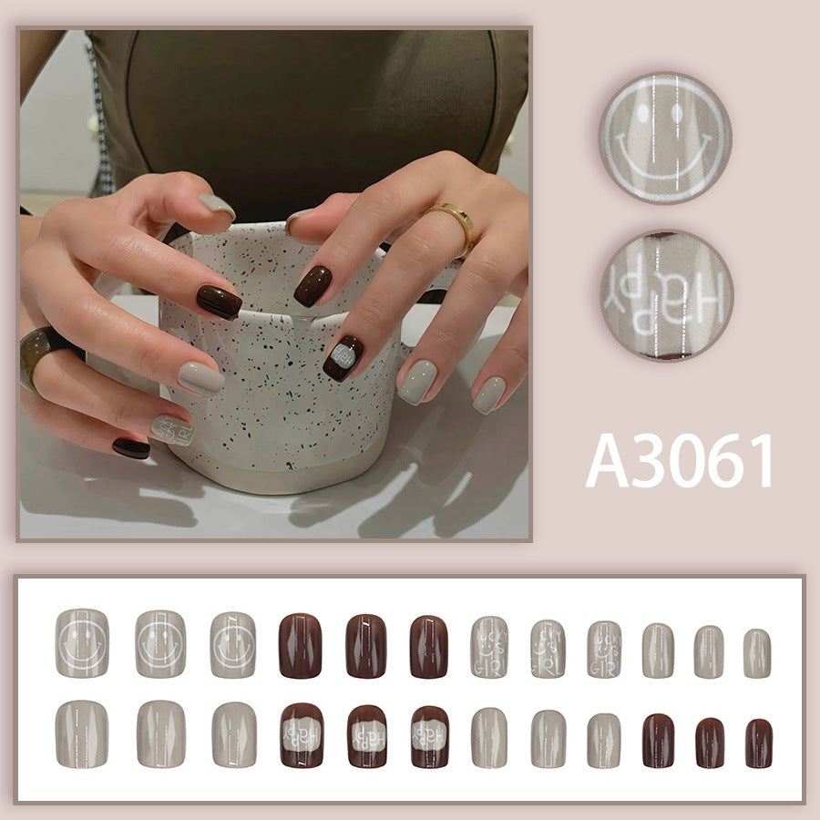 Elegant Minimalist Press-On Nail Set (24pcs) (DESIGN 7594)