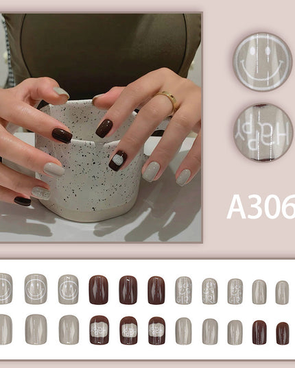 Elegant Minimalist Press-On Nail Set (24pcs) (DESIGN 7594)