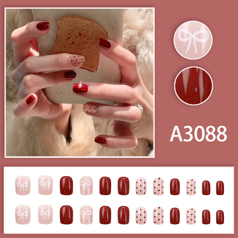 Elegant Minimalist Press-On Nail Set (24pcs) (DESIGN 7617)