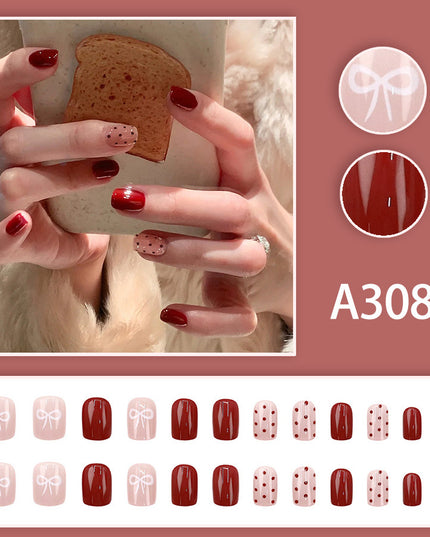 Elegant Minimalist Press-On Nail Set (24pcs) (DESIGN 7617)