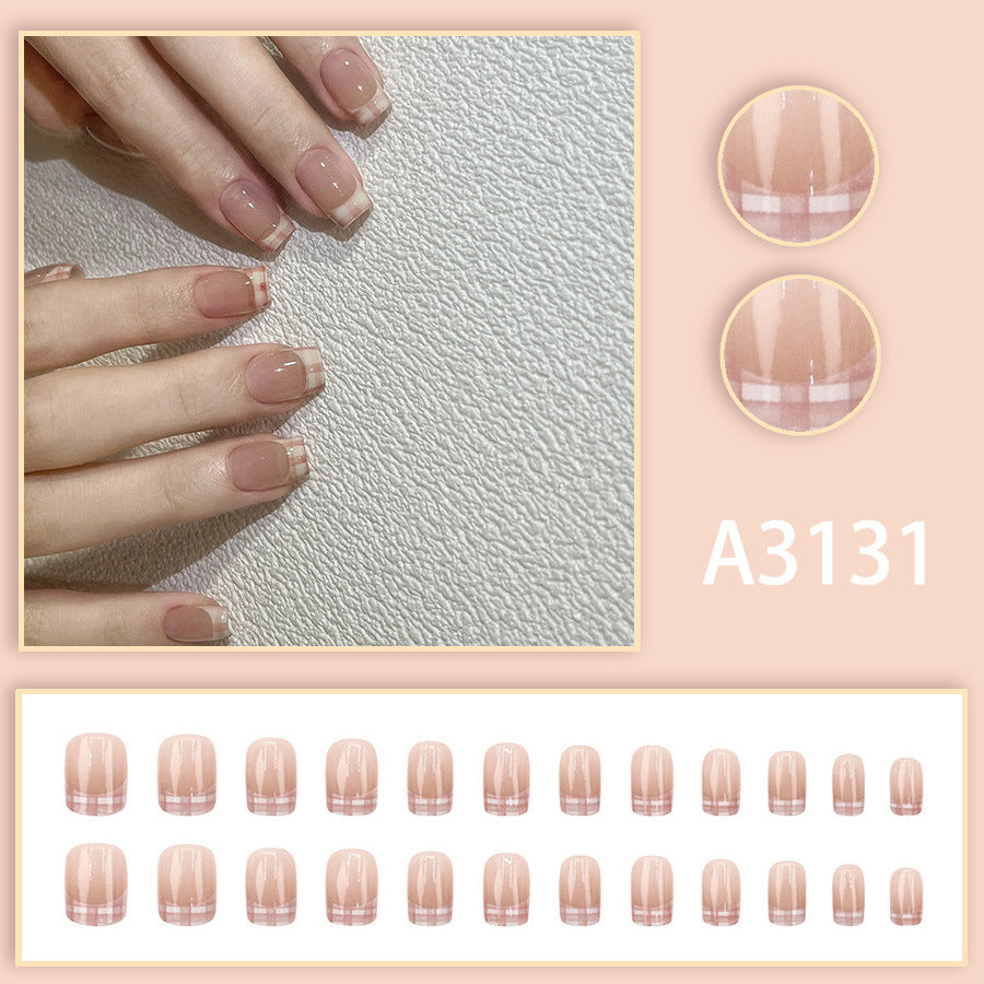 Elegant Minimalist Press-On Nail Set (24pcs) (DESIGN 7652)