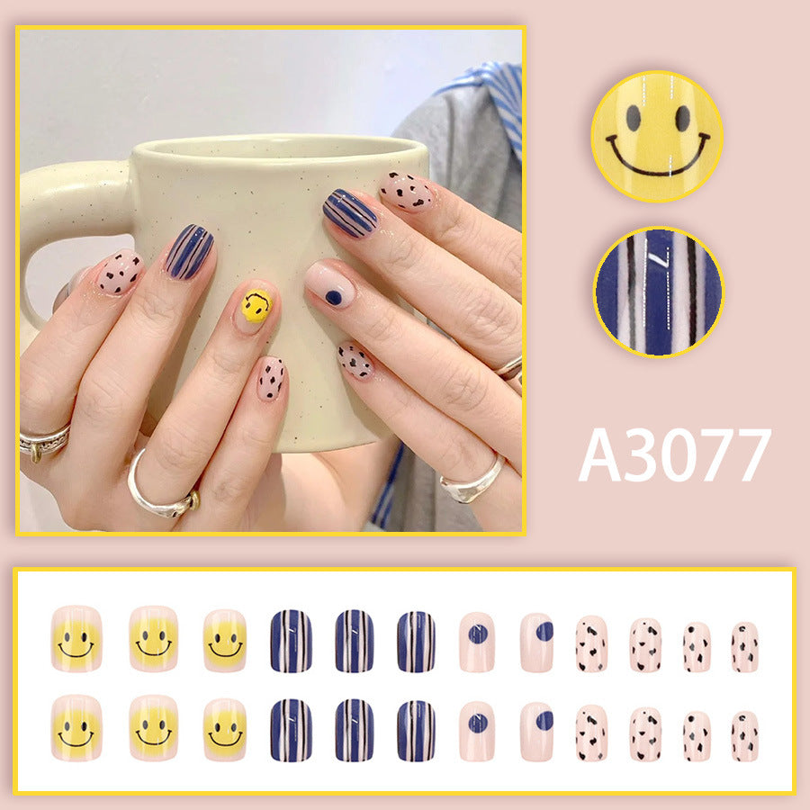 Elegant Minimalist Press-On Nail Set (24pcs) (DESIGN 7606)