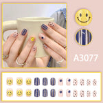 Elegant Minimalist Press-On Nail Set (24pcs) (DESIGN 7606)