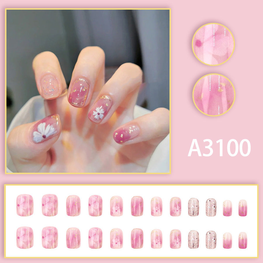 Elegant Minimalist Press-On Nail Set (24pcs) (DESIGN 7626)