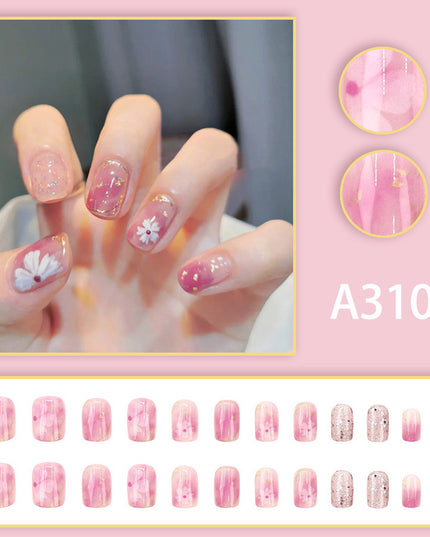 Elegant Minimalist Press-On Nail Set (24pcs) (DESIGN 7626)
