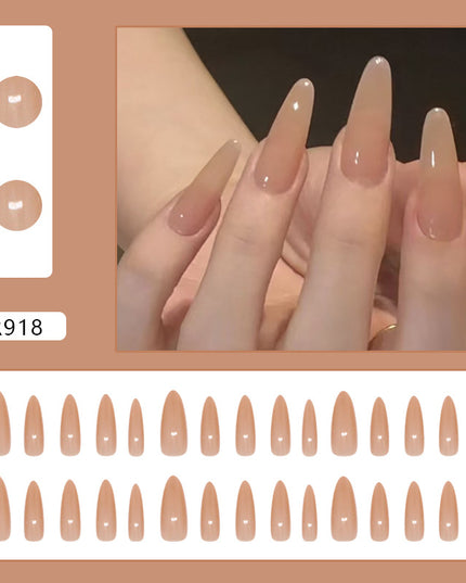 Elegant Minimalist Press-On Nail Set (24pcs) (DESIGN 7306)