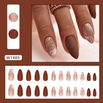 Elegant Minimalist Press-On Nail Set (24pcs) (DESIGN 7392)