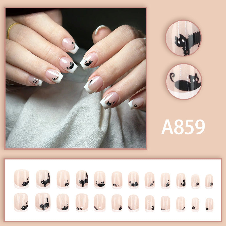 Elegant Minimalist Press-On Nail Set (24pcs) (DESIGN 7511)