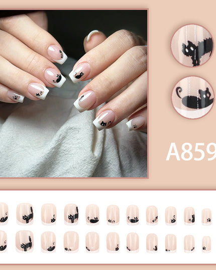 Elegant Minimalist Press-On Nail Set (24pcs) (DESIGN 7511)