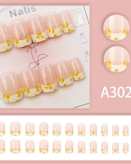Elegant Minimalist Press-On Nail Set (24pcs) (DESIGN 7565)