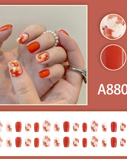 Elegant Minimalist Press-On Nail Set (24pcs) (DESIGN 7528)