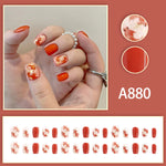 Elegant Minimalist Press-On Nail Set (24pcs) (DESIGN 7528)