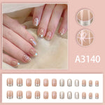 Elegant Minimalist Press-On Nail Set (24pcs) (DESIGN 7657)