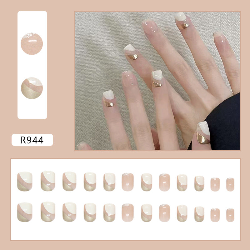 Elegant Minimalist Press-On Nail Set (24pcs) (DESIGN 7448)