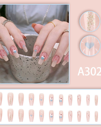 Elegant Minimalist Press-On Nail Set (24pcs) (DESIGN 7562)