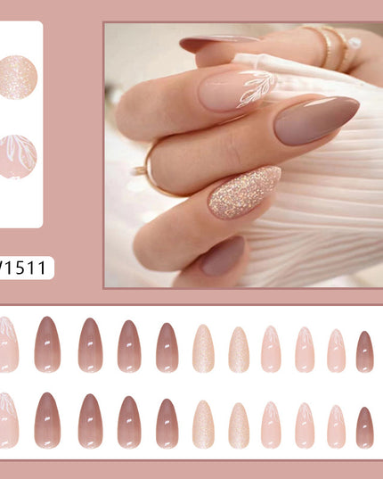 Elegant Minimalist Press-On Nail Set (24pcs) (DESIGN 7478)