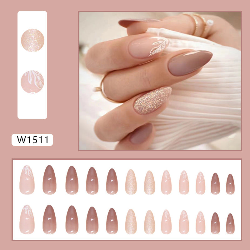 Elegant Minimalist Press-On Nail Set (24pcs) (DESIGN 7478)