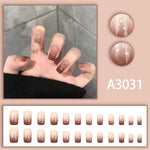 Elegant Minimalist Press-On Nail Set (24pcs) (DESIGN 7568)