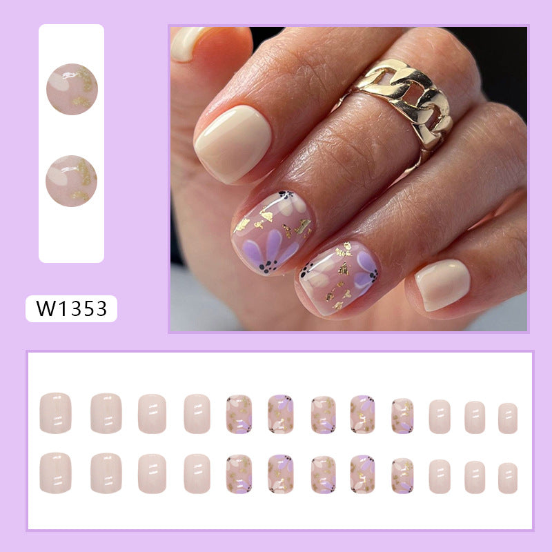 Elegant Minimalist Press-On Nail Set (24pcs) (DESIGN 7483)