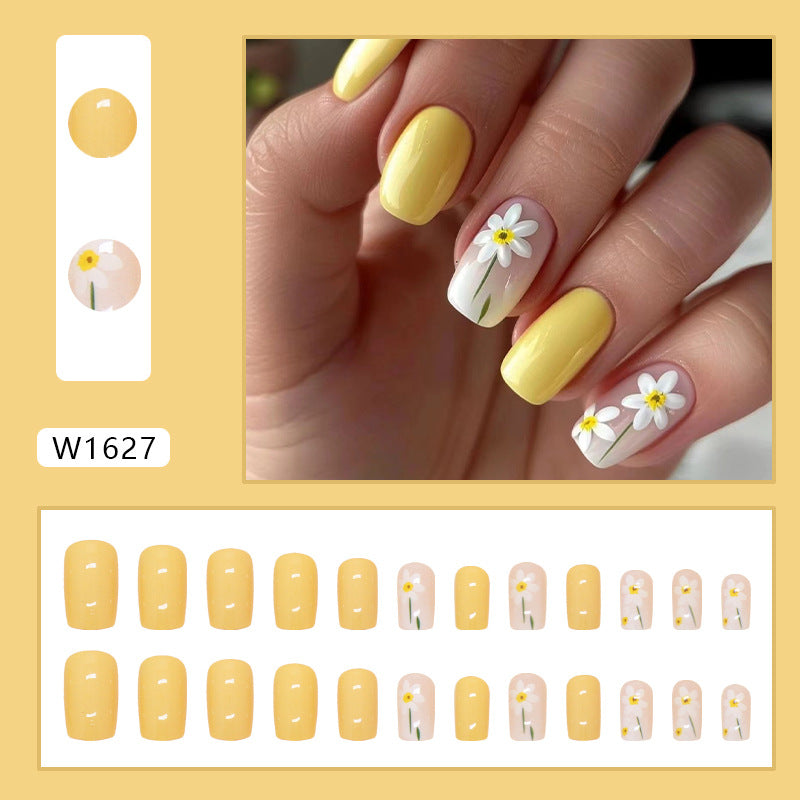 Elegant Minimalist Press-On Nail Set (24pcs) (DESIGN 7474)
