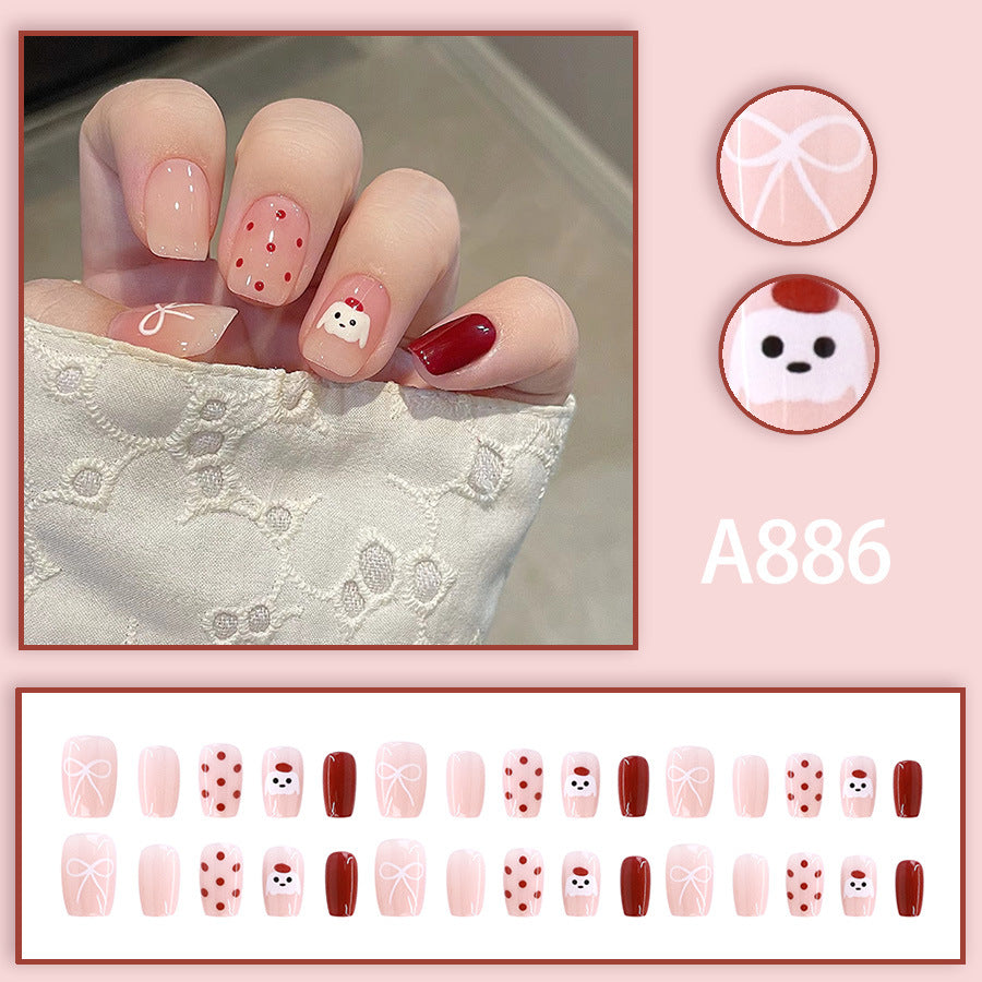 Elegant Minimalist Press-On Nail Set (24pcs) (DESIGN 7533)
