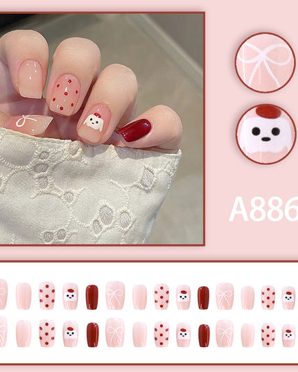 Elegant Minimalist Press-On Nail Set (24pcs) (DESIGN 7533)