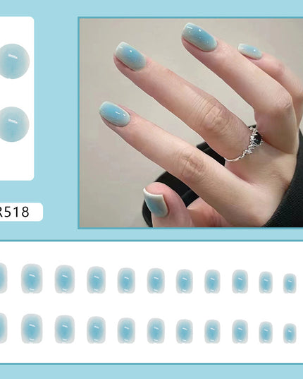 Elegant Minimalist Press-On Nail Set (24pcs) (DESIGN 7456)