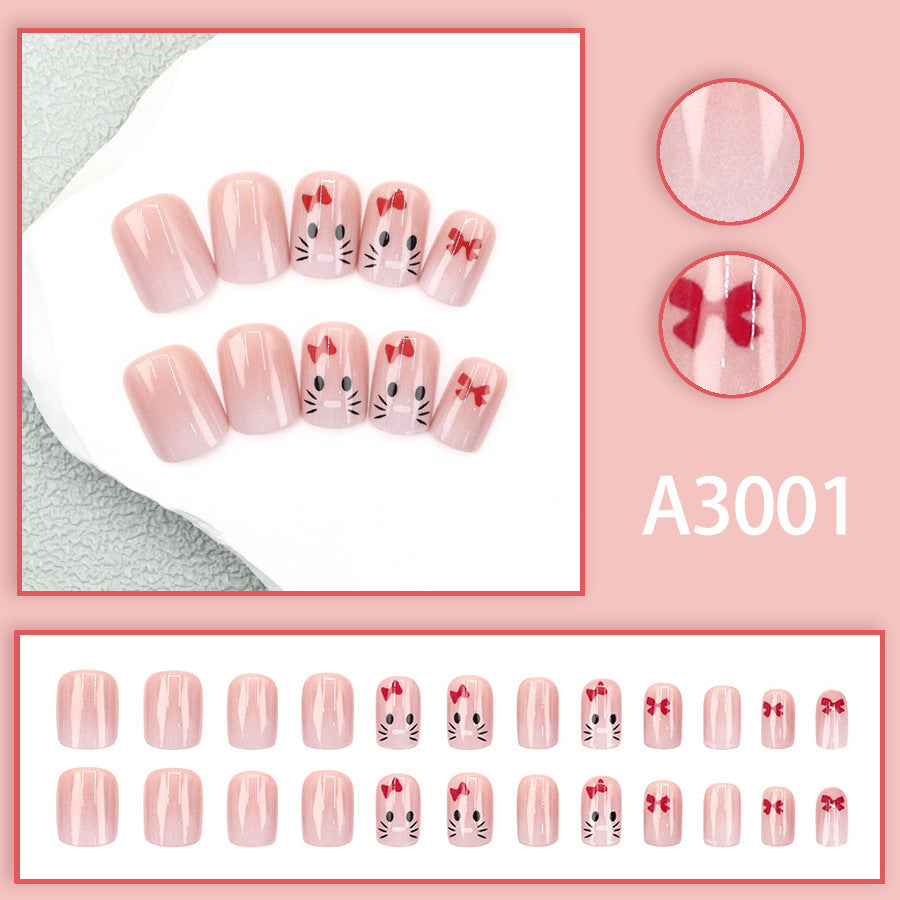 Elegant Minimalist Press-On Nail Set (24pcs) (DESIGN 7542)
