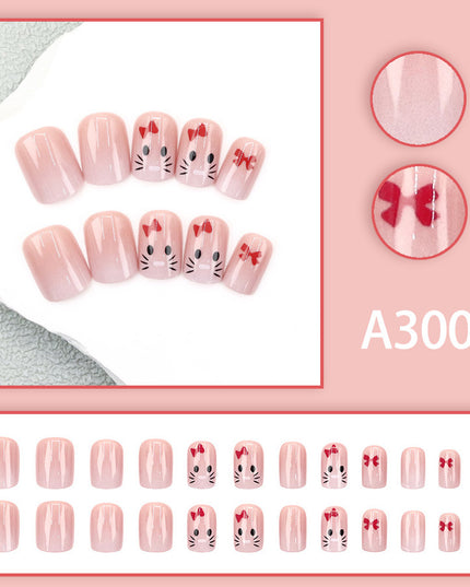Elegant Minimalist Press-On Nail Set (24pcs) (DESIGN 7542)
