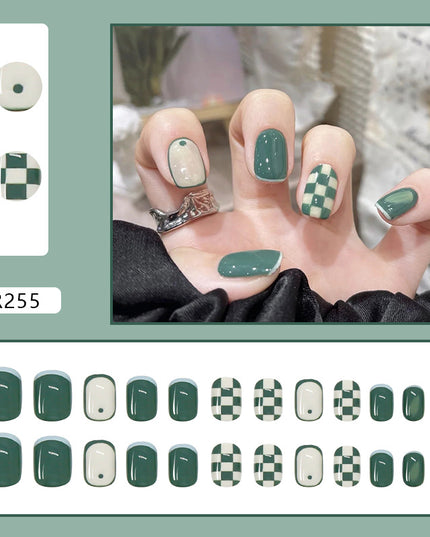 Elegant Minimalist Press-On Nail Set (24pcs) (DESIGN 7365)