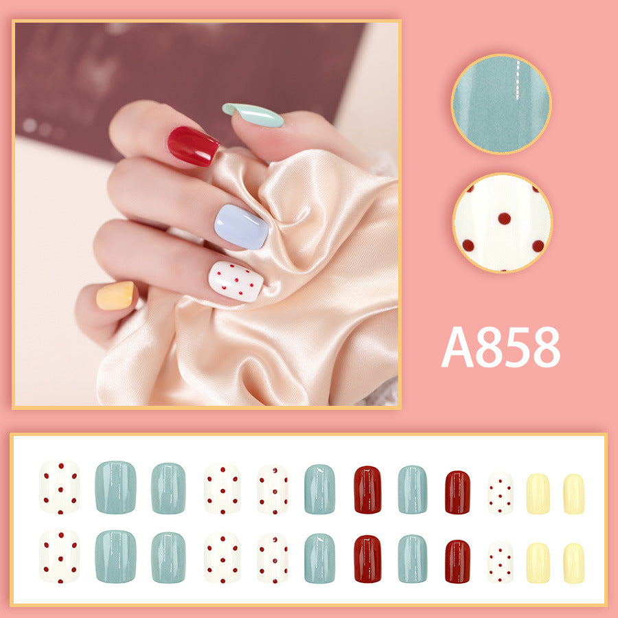Elegant Minimalist Press-On Nail Set (24pcs) (DESIGN 7510)