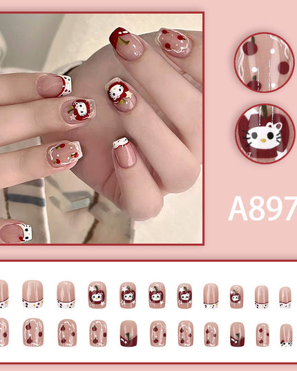 Elegant Minimalist Press-On Nail Set (24pcs) (DESIGN 7538)