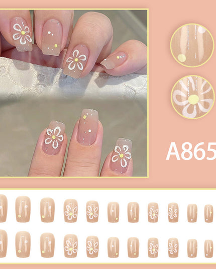 Elegant Minimalist Press-On Nail Set (24pcs) (DESIGN 7516)
