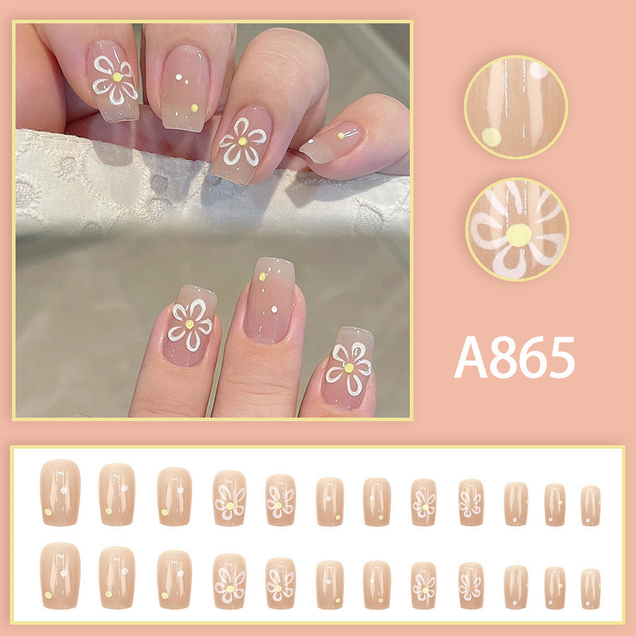 Elegant Minimalist Press-On Nail Set (24pcs) (DESIGN 7516)