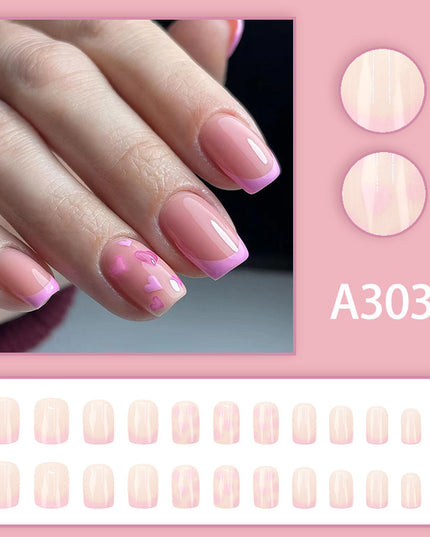 Elegant Minimalist Press-On Nail Set (24pcs) (DESIGN 7573)