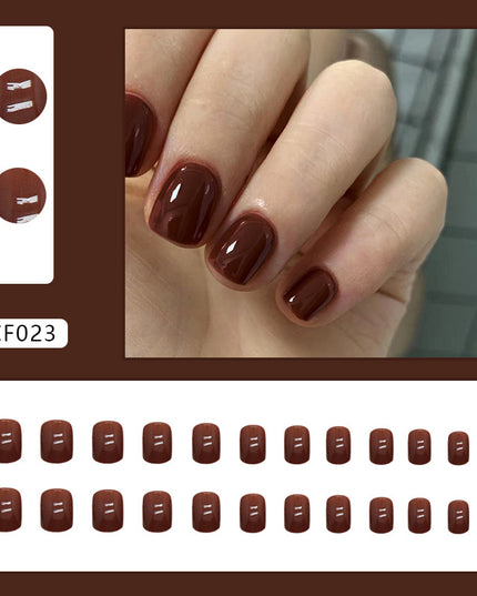 Elegant Minimalist Press-On Nail Set (24pcs) (DESIGN 7421)