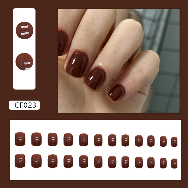 Elegant Minimalist Press-On Nail Set (24pcs) (DESIGN 7421)