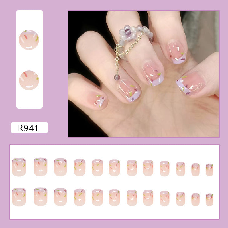 Elegant Minimalist Press-On Nail Set (24pcs) (DESIGN 7311)