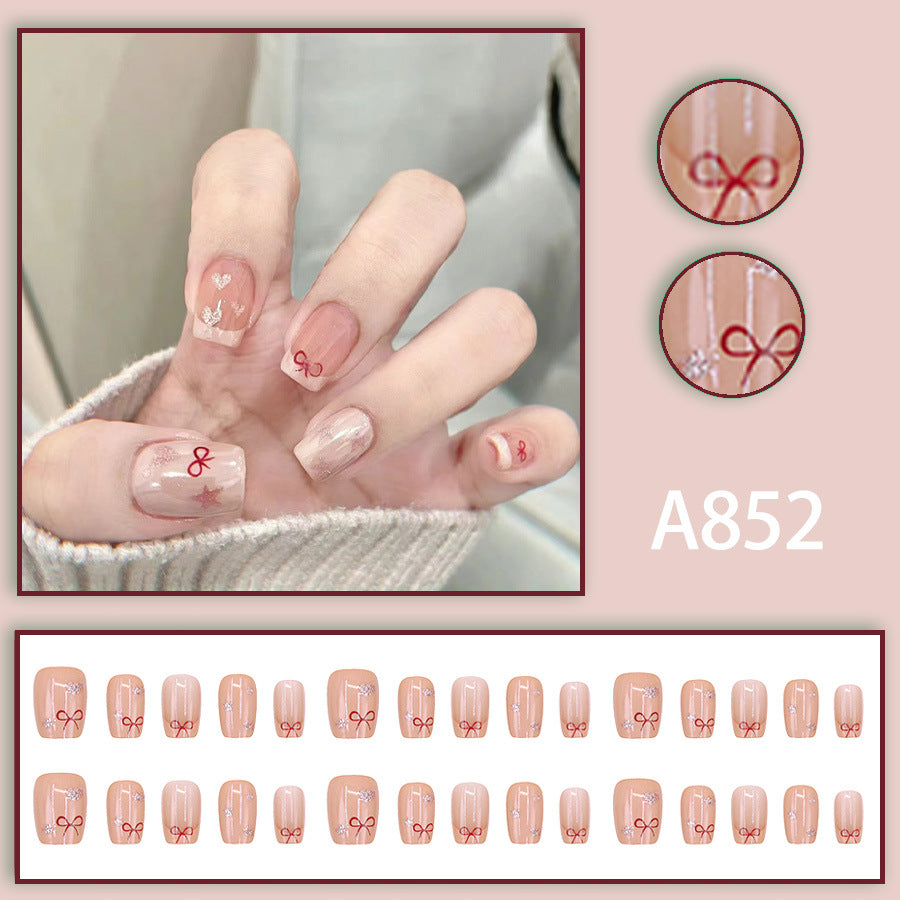 Elegant Minimalist Press-On Nail Set (24pcs) (DESIGN 7504)