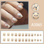 Elegant Minimalist Press-On Nail Set (24pcs) (DESIGN 7596)